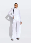 Lapointe Georgette Overlap Drape Blouse