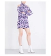 SANDRO Paisley-print silk dress