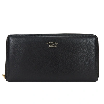 Gucci Bamboo Black Leather Wallet  ()