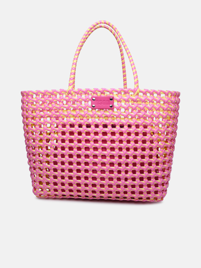 Msgm Borsa Basket In Pink