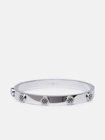 Tory Burch 'miller' Silver Steel Bracelet