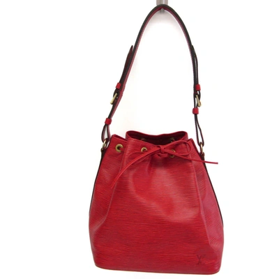 Pre-owned Louis Vuitton Noe Red Leather Shoulder Bag ()