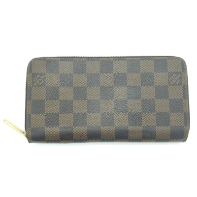Pre-owned Louis Vuitton Zippy Wallet Brown Canvas Wallet  ()