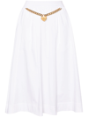 MOSCHINO MIDI SKIRT WITH GATHERS