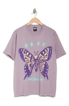 OBEY OBEY SOCIAL BUTTERFLY GRAPHIC TEE