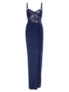 KATIE MAY WOMEN'S WILLOW BUSTIER DRAPED GOWN