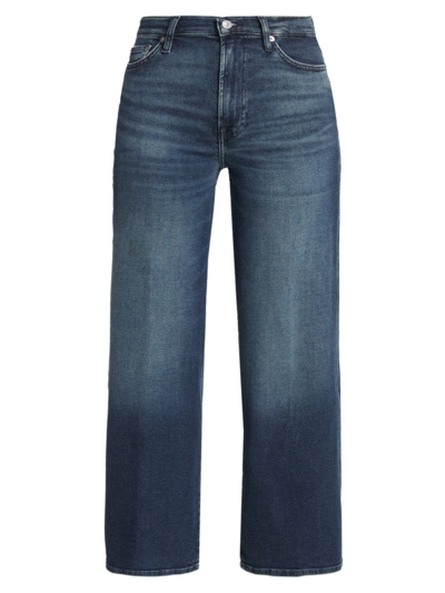 7 For All Mankind Jo High Rise Cropped Wide-leg Jeans In Felicity