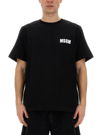 Msgm T-shirts In Black