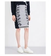 KENZO Geo Tiger Wool-Blend Skirt