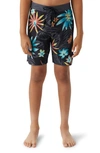 O'NEILL O'NEILL KIDS' HYPERFREAK MYSTO SCALLOP SWIM TRUNKS