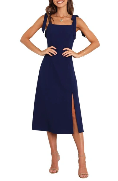 Petal And Pup Laurel A-line Dress In Navy