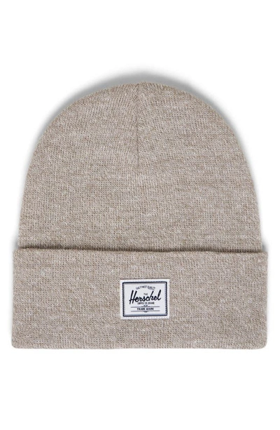 Herschel Supply Co Elmer Knit Beanie In Heather Oatmeal