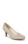Lifestride Parigi Pump In Platino Gold Faux Leather