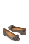Gentle Souls By Kenneth Cole Atlas Bow Detail Pump In Brown Metallic