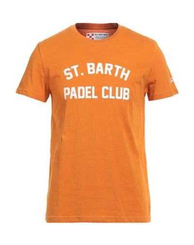 Mc2 Saint Barth Man T-shirt Mandarin Size L Cotton