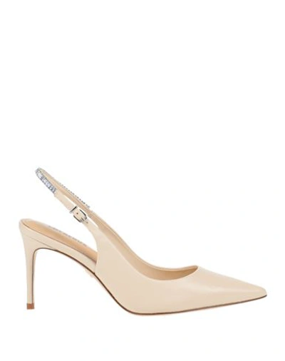 Lola Cruz Woman Pumps Ivory Size 8 Leather In White