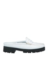 Weejuns® By G.h. Bass & Co Weejuns By G. H. Bass & Co Woman Mules & Clogs White Size 7.5 Leather