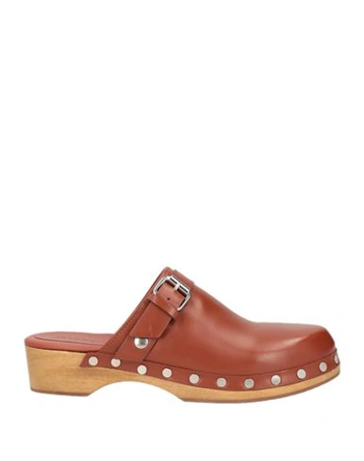 Isabel Marant Woman Mules & Clogs Tan Size 5.5 Calfskin In Brown