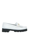 Weejuns® By G.h. Bass & Co Weejuns By G. H. Bass & Co Woman Loafers White Size 6 Leather In White