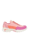 Diemme Woman Sneakers Pink Size 8 Leather, Textile Fibers In Pink
