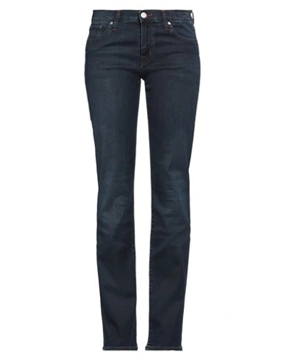 Jacob Cohёn Woman Jeans Navy Blue Size 24 Lyocell, Cotton, Elastane