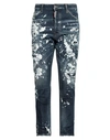 Dsquared2 Man Jeans Blue Size 32 Cotton, Elastane In Blue