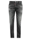 Dsquared2 Man Jeans Black Size 38 Cotton, Elastomultiester, Elastane In Black