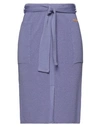 Le Fate Woman Mini Skirt Purple Size 12 Wool