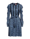 Max & Co . Woman Mini Dress Midnight Blue Size 8 Viscose In Blue