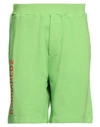 Dsquared2 Man Shorts & Bermuda Shorts Green Size M Cotton, Elastane