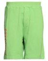 Dsquared2 Man Shorts & Bermuda Shorts Green Size S Cotton, Elastane In Green