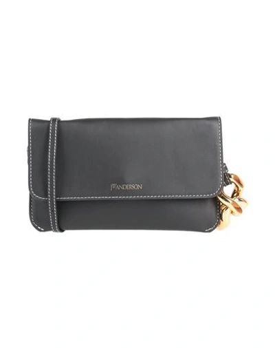 Jw Anderson Woman Cross-body Bag Black Size - Soft Leather In Black
