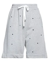 Amen Woman Shorts & Bermuda Shorts Light Grey Size S Cotton, Polyester In Grey