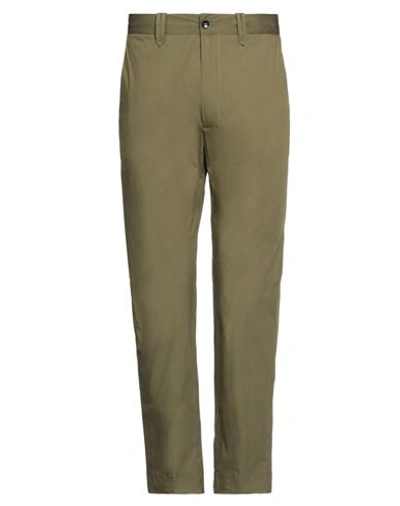NINE IN THE MORNING NINE IN THE MORNING MAN PANTS MILITARY GREEN SIZE 30 COTTON, POLYAMIDE, ELASTANE