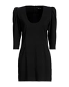 Dsquared2 Woman Mini Dress Black Size 8 Polyester, Elastane