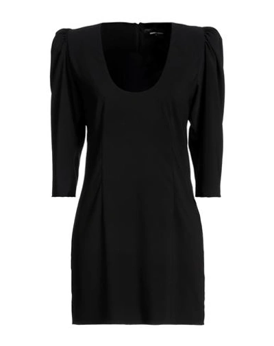 Dsquared2 Woman Mini Dress Black Size 8 Polyester, Elastane