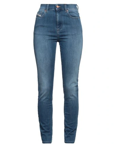 Diesel Woman Jeans Blue Size 27w-32l Cotton, Polyester, Elastane