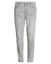 Michael Kors Mens Man Jeans Grey Size 34w-32l Cotton, Elastane