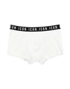 Dsquared2 Man Boxer White Size L Cotton, Elastane