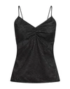 Tom Ford Woman Top Black Size 4 Silk In Black