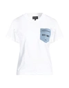 Emporio Armani Woman T-shirt White Size Xl Cotton