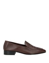Sandro Man Loafers Dark Brown Size 12 Leather In Brown