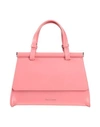 Trussardi Woman Handbag Pink Size - Cow Leather, Polyurethane Resin
