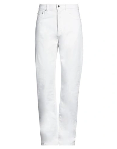 Missoni Man Jeans White Size 38 Cotton, Elastane, Viscose