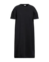 Brunello Cucinelli Woman Mini Dress Lead Size Xl Cotton, Elastane, Brass, Acetate, Silk In Grey