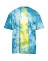 PALM ANGELS PALM ANGELS MAN T-SHIRT AZURE SIZE XL COTTON, POLYESTER