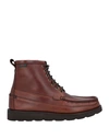 G.h. Bass & Co G. H. Bass & Co Man Ankle Boots Tan Size 9 Leather In Brown