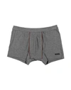Zegna Man Boxer Lead Size 3xl Lyocell, Cashmere In Grey