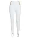 Balmain Woman Pants Ivory Size 8 Viscose, Polyester, Metallic Fiber In White