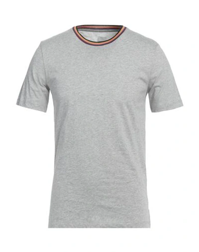 Paul Smith Man T-shirt Grey Size M Organic Cotton